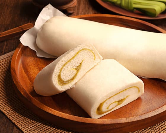 Pandan Roll Bun — 斑斓卷包