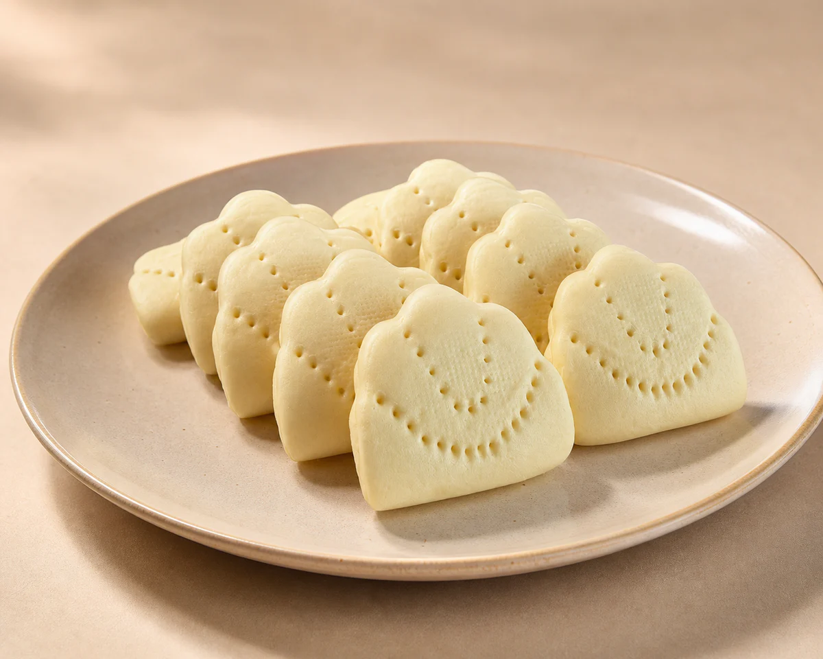 Flower-shaped Gua Bao 刈包 from Foo Chow Food Malaysia